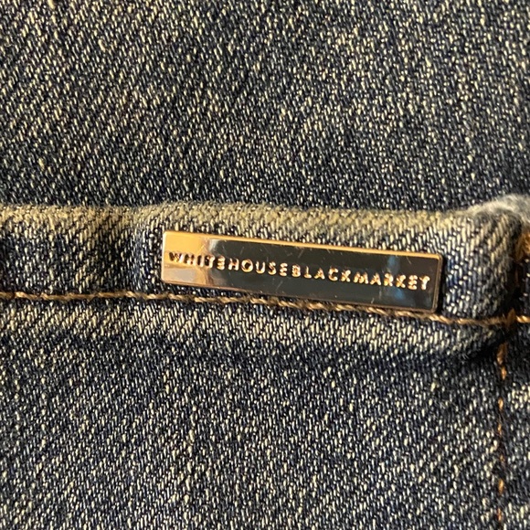 White House Black Market High Rise Blue Jeans - Picture 3 of 5